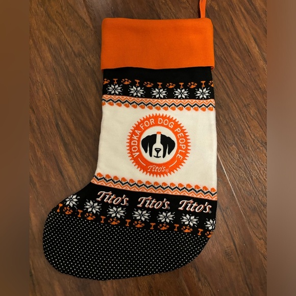 Tito’s vodka for dog people Christmas stocking - Picture 1 of 5